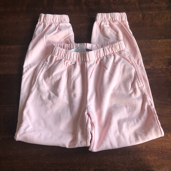 brandy melville light pink rosa sweatpants - Picture 2 of 4